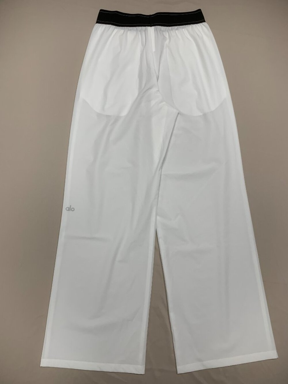 ALO Yoga White/Black City Style Suit Up Trouser🤍🖤Regular 30" Inseam - Picture 5 of 12